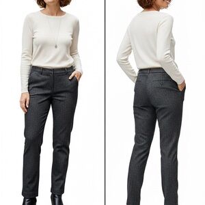 Anne Klein Charcoal Straight Leg Pants